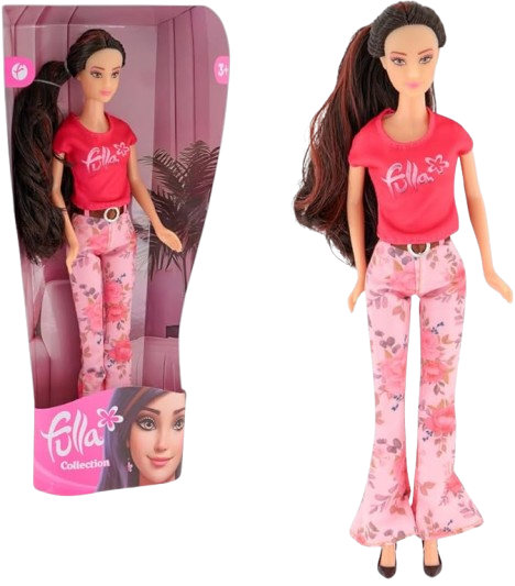 Casual Outfit Doll with Stylish Clothes for Dress-Up and Role-Playing