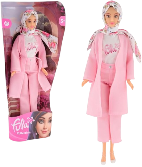 Trendy Outfit Doll with Modern Clothes for Styling and Dress-Up