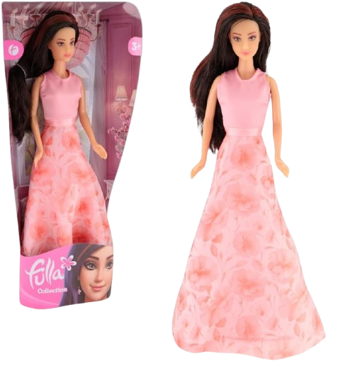 Stylish Dress Collection Doll with Outfit and Accessories for Pretend Play