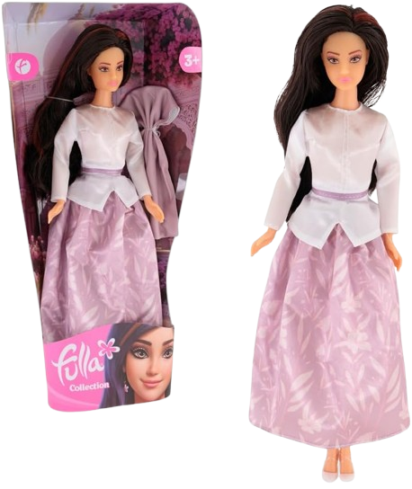 Chic Outfit Doll with Modern Clothes and Accessories for Imaginative Play