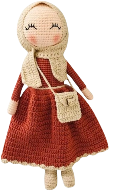 Fulla Amigurumi Muslim Doll for girls